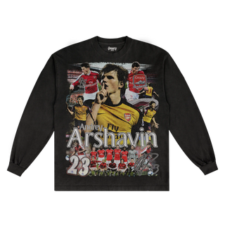 Andrey Arshavin Barclaysman Long Sleeved Tee - Greazy Tees