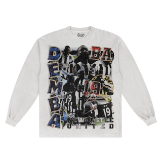 Demba Ba Newcastle Classic Long Sleeved Tee - Greazy Tees