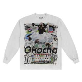 Jay - Jay Okocha Barclaysman Long Sleeved Tee - Greazy Tees