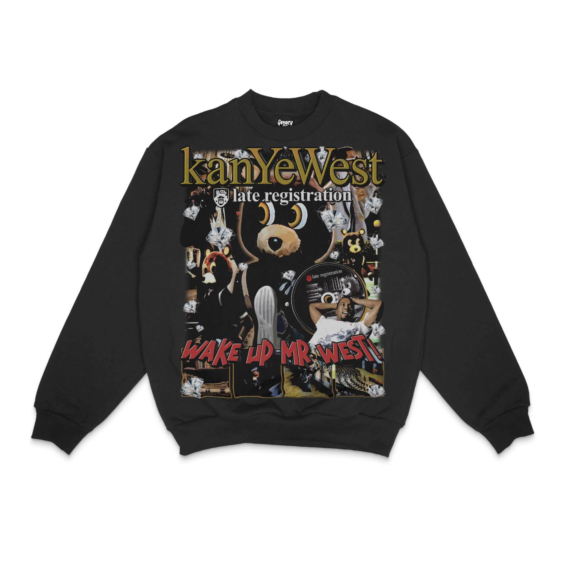 Kanye West Late Registration Crewneck Sweatshirt Greazy Tees