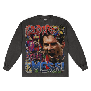 Lionel Messi '11/12 Classic Long Sleeved Tee - Greazy Tees