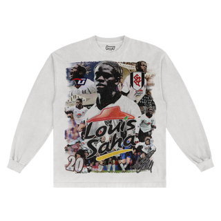 Louis Saha Barclaysman Long Sleeved Tee - Greazy Tees