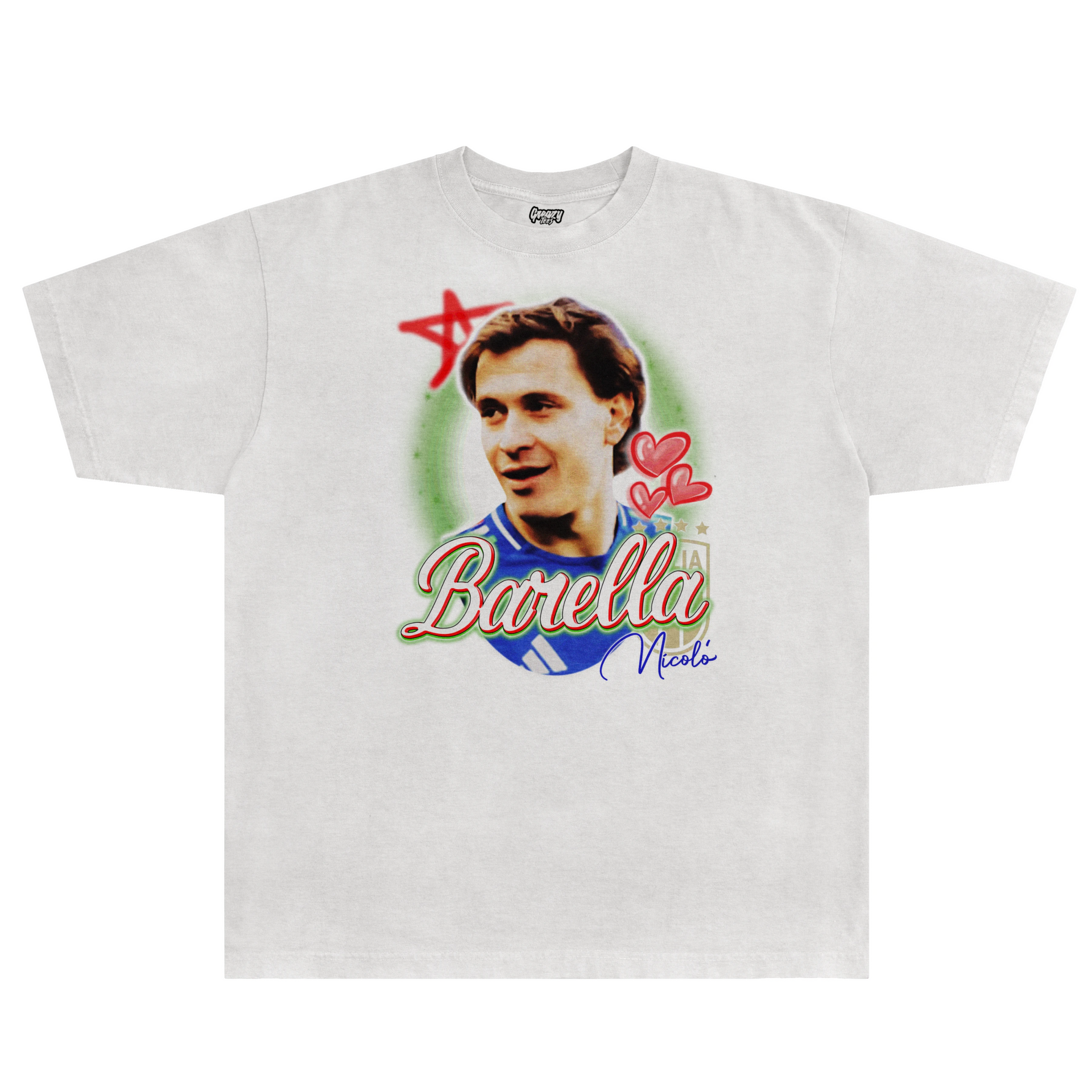 Nicolò Barella Euro '24 Tee Greazy Tees