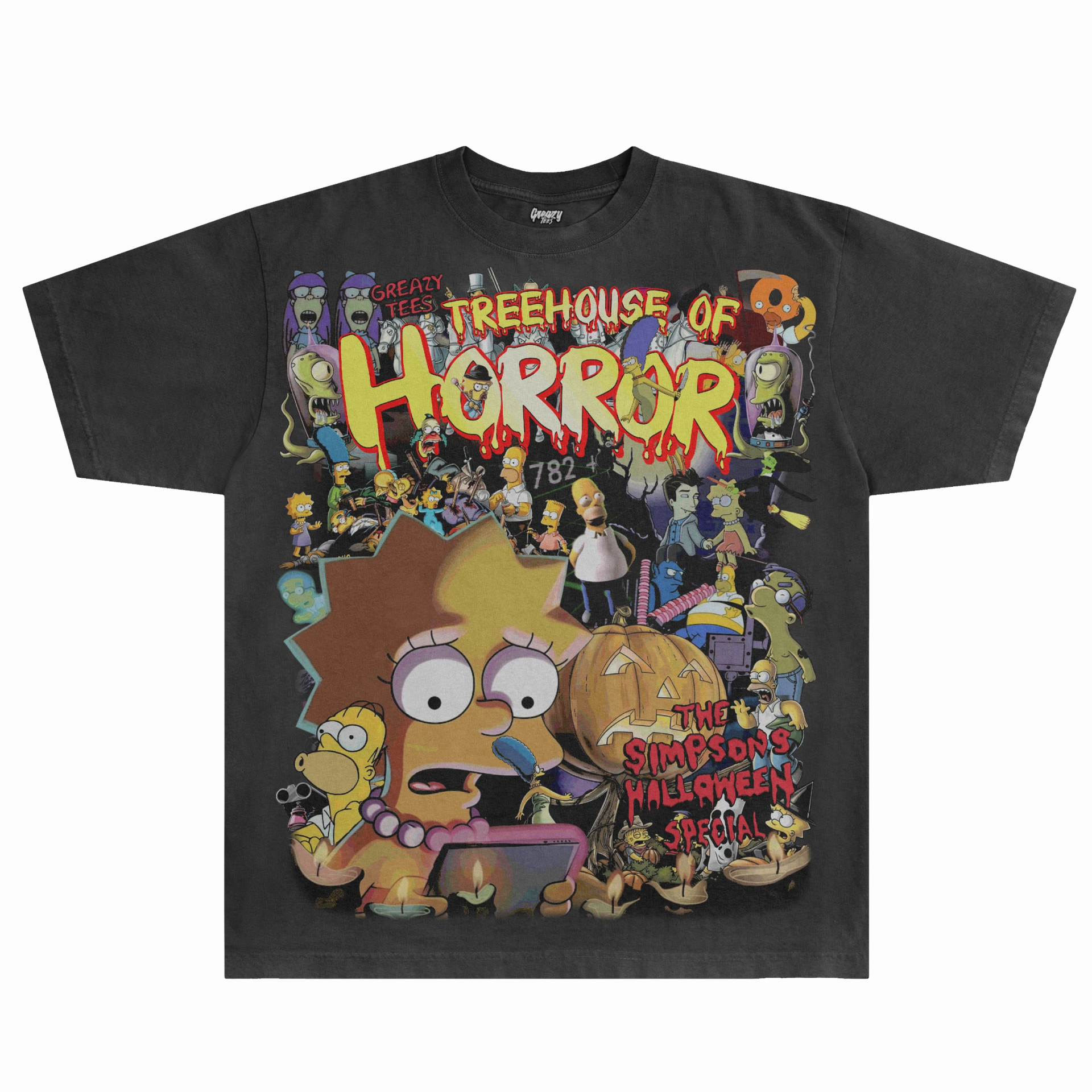 The Simpsons Treehouse of Horror Tee Greazy Tees