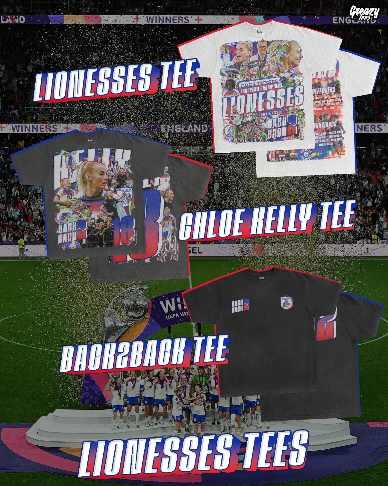 Drop 7 - Lionesses - Greazy Tees