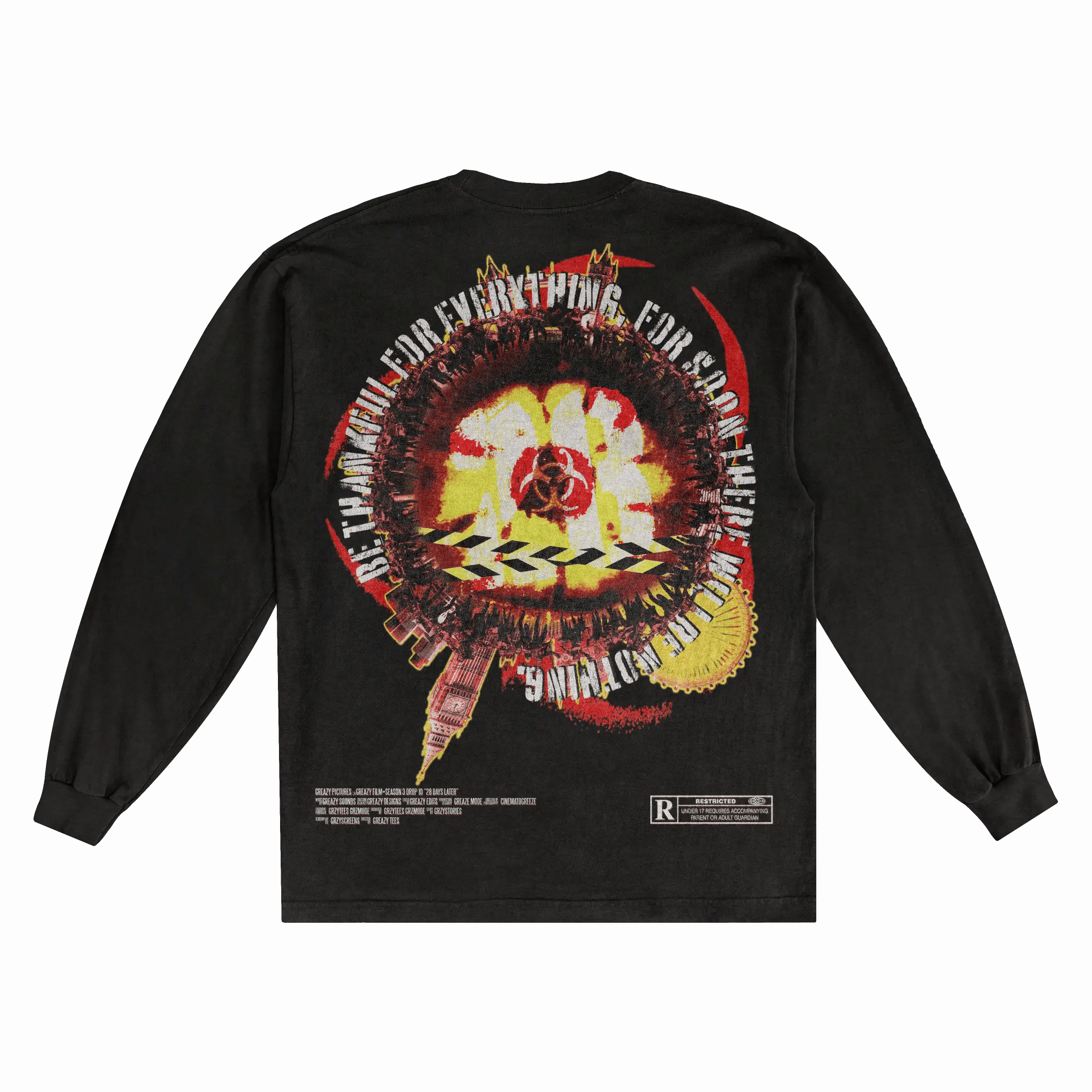 28 Days Later Long Sleeved Tee - Greazy Tees