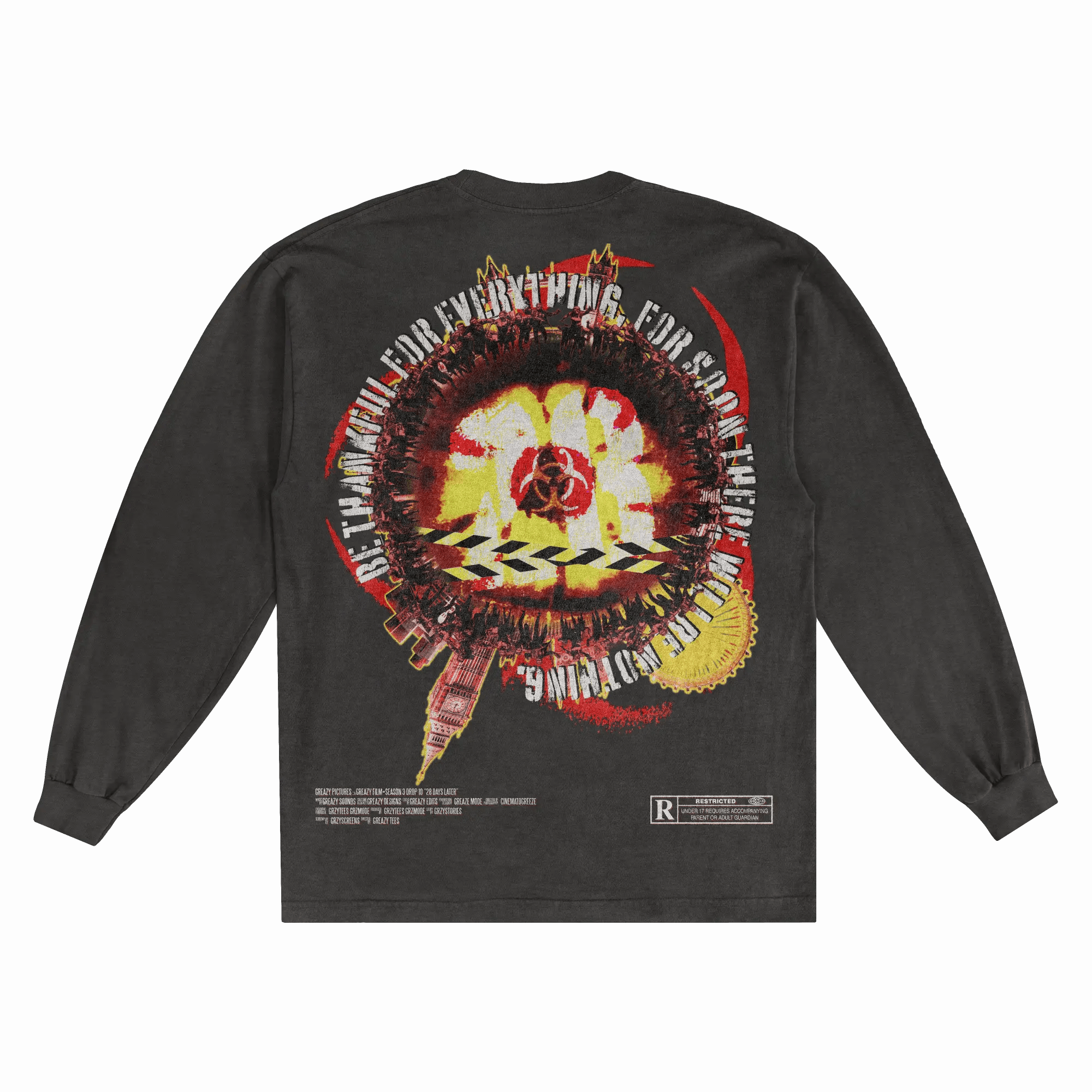 28 Days Later Long Sleeved Tee - Greazy Tees