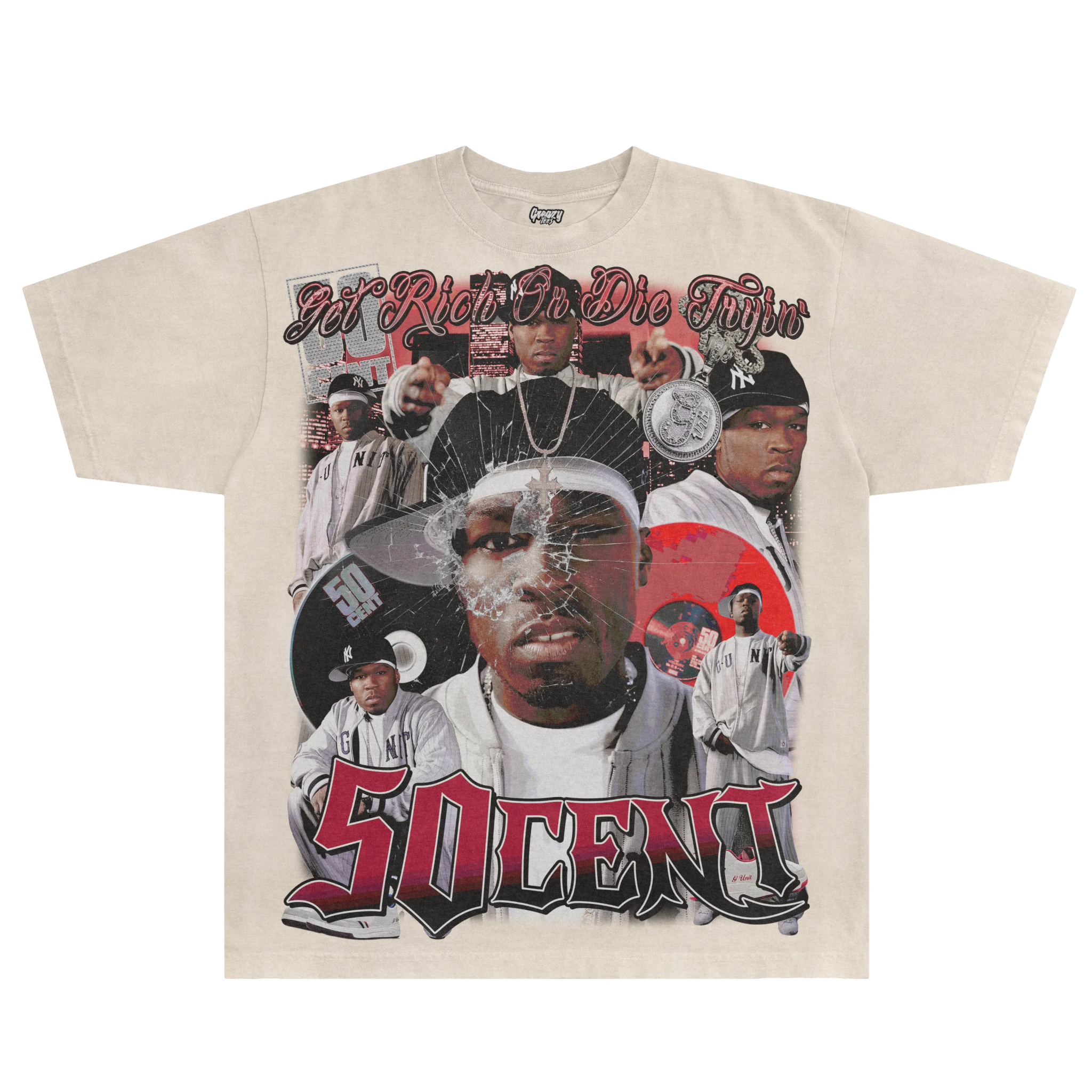 50 Cent Tee - Greazy Tees