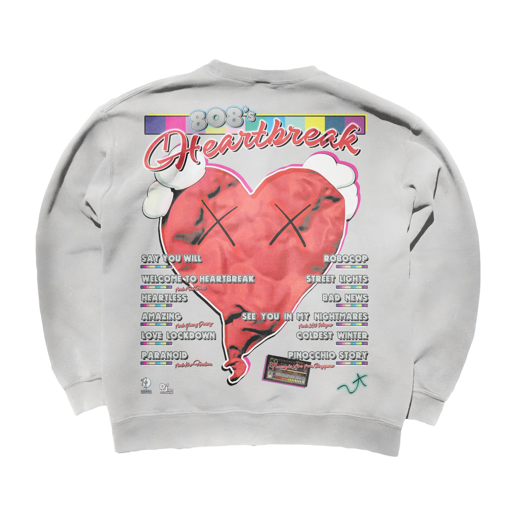808's & Heartbreak Sweatshirt - Greazy Tees
