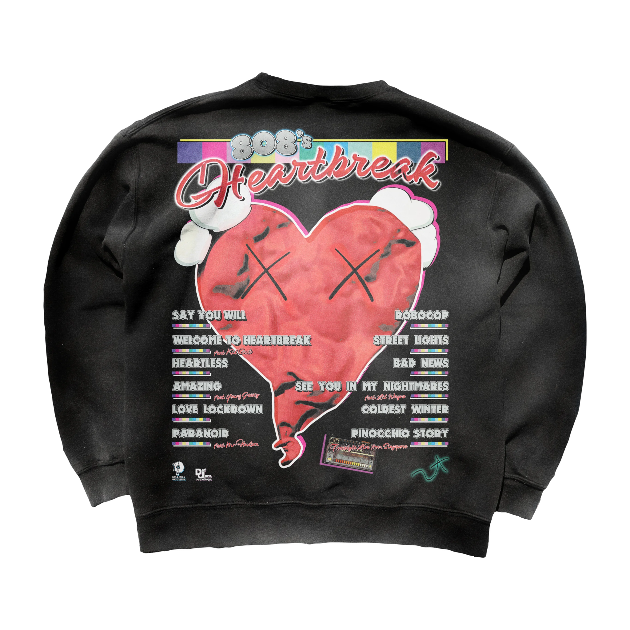 808's & Heartbreak Sweatshirt - Greazy Tees
