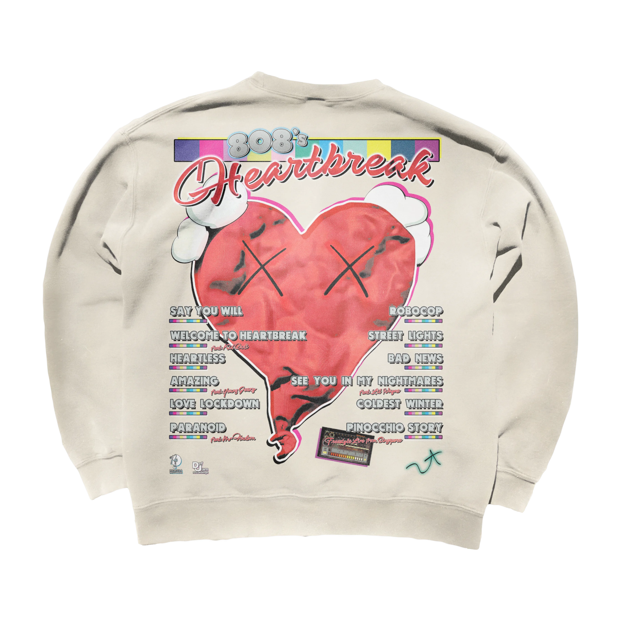 808's & Heartbreak Sweatshirt - Greazy Tees