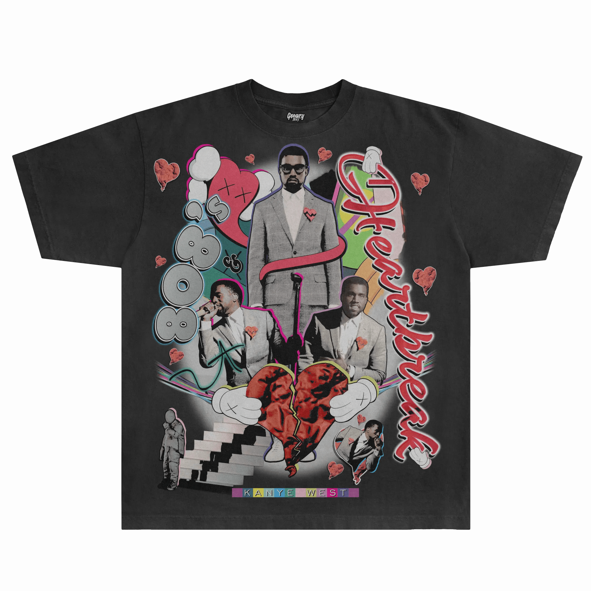 808's & Heartbreak Tee - Greazy Tees