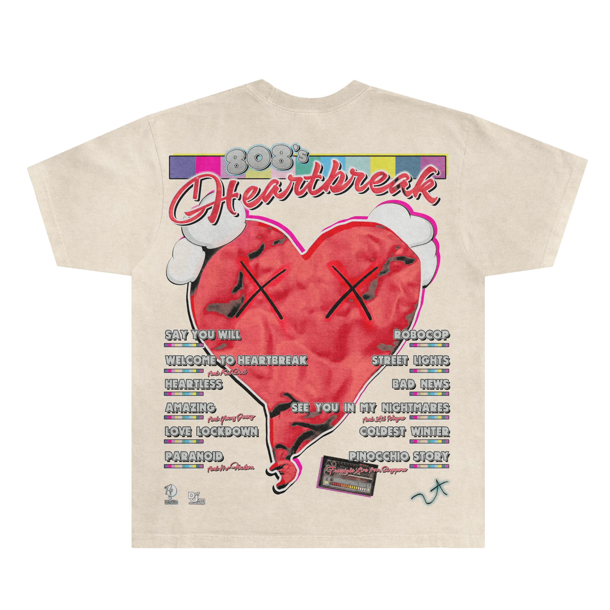 808's & Heartbreak Tee - Greazy Tees