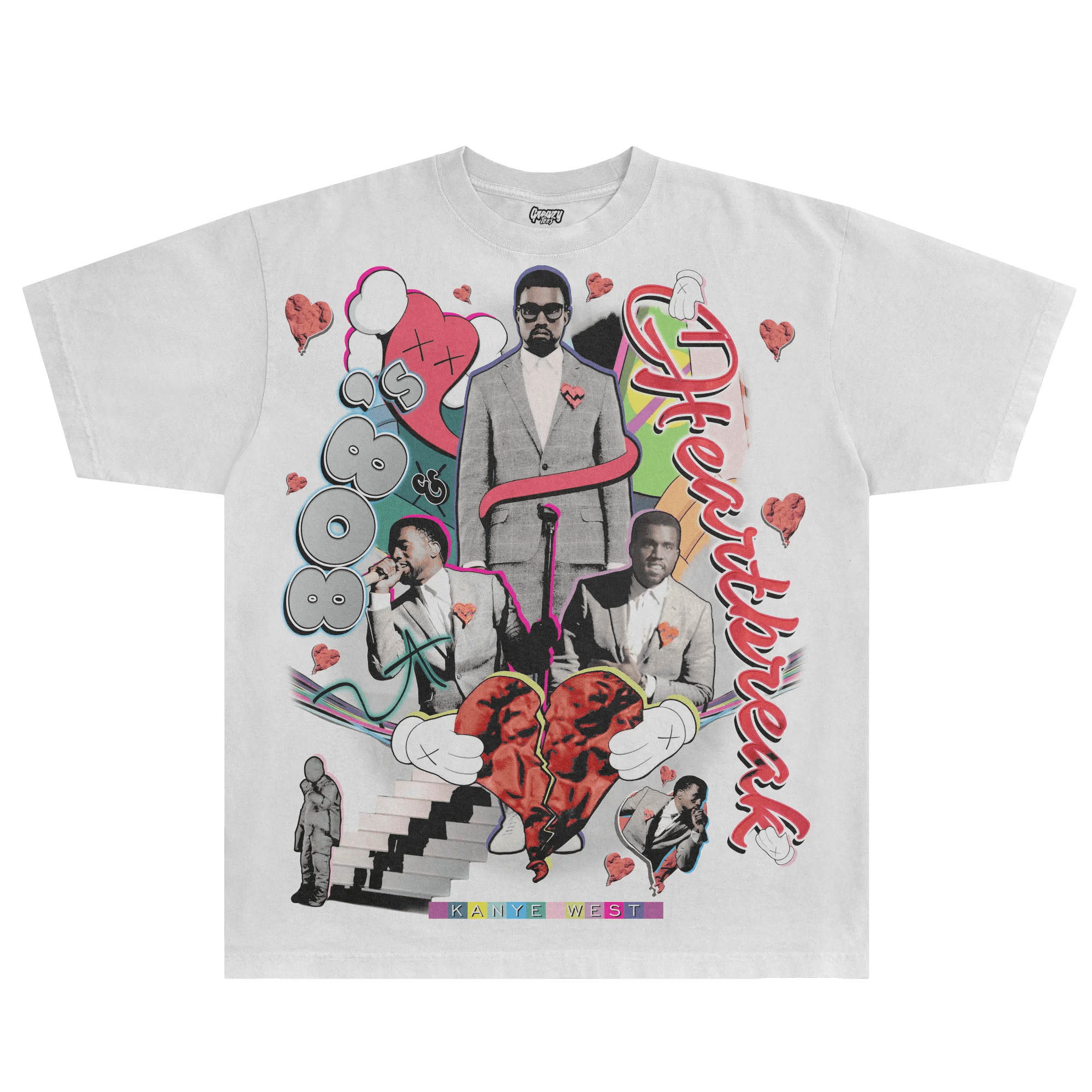 808's & Heartbreak Tee - Greazy Tees