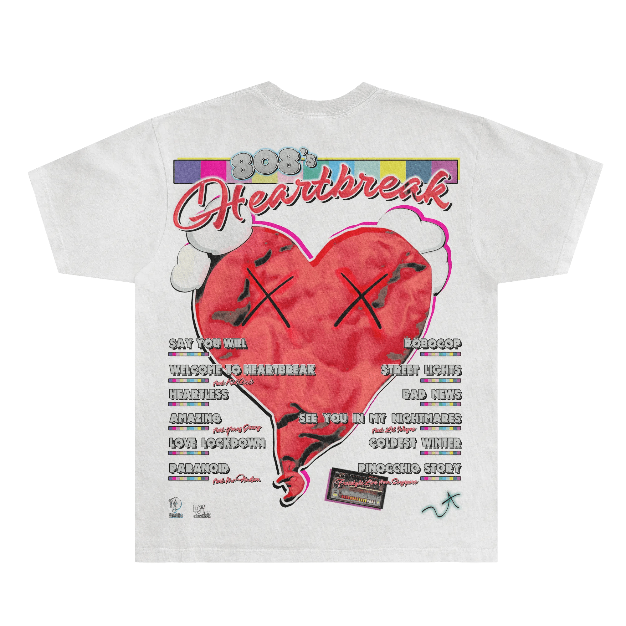 808's & Heartbreak Tee - Greazy Tees