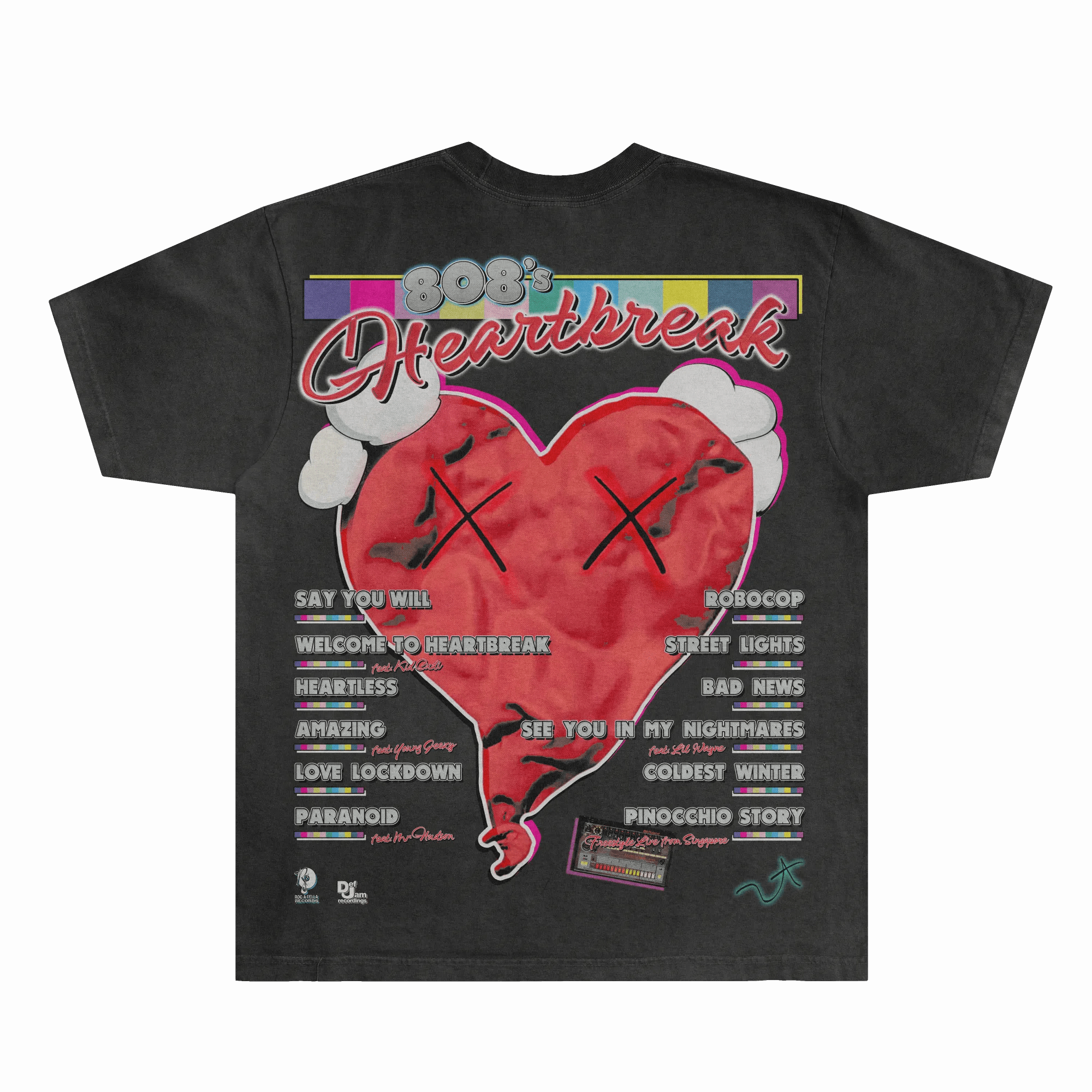 808's & Heartbreak Tee - Greazy Tees
