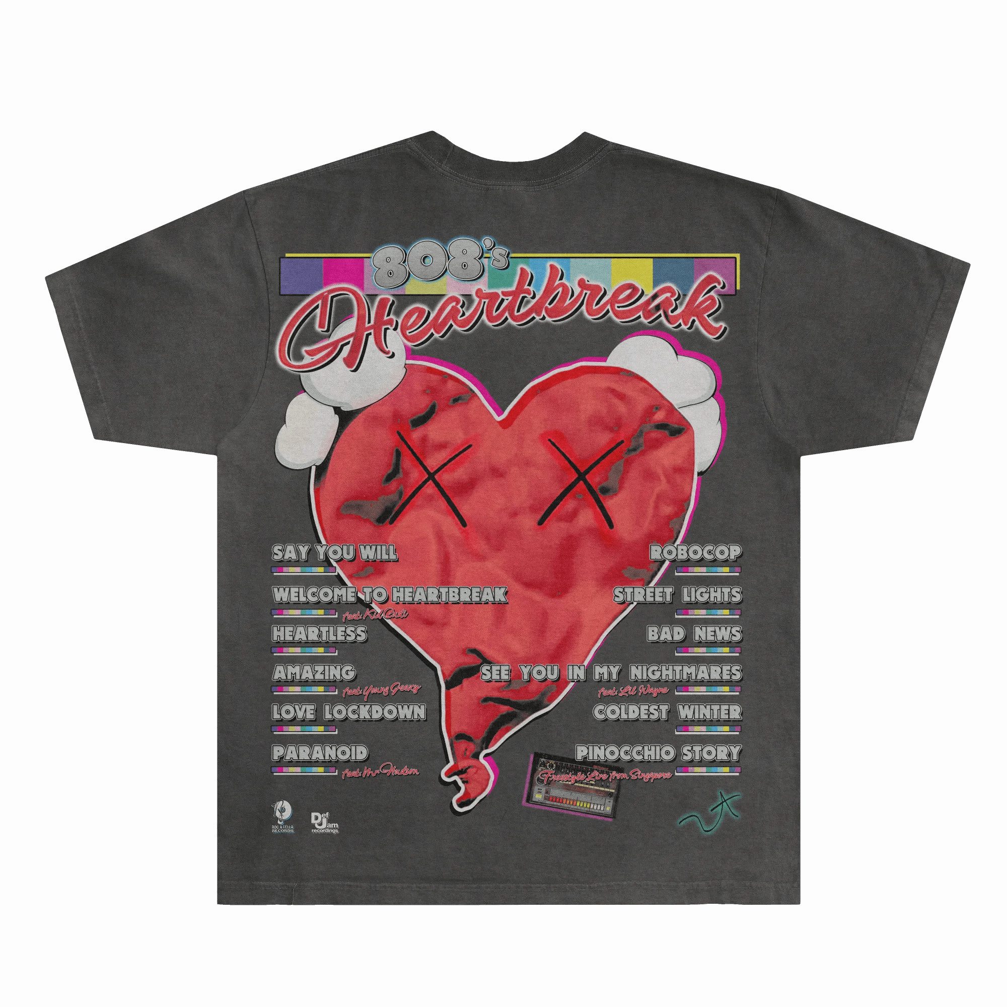808's & Heartbreak Tee - Greazy Tees