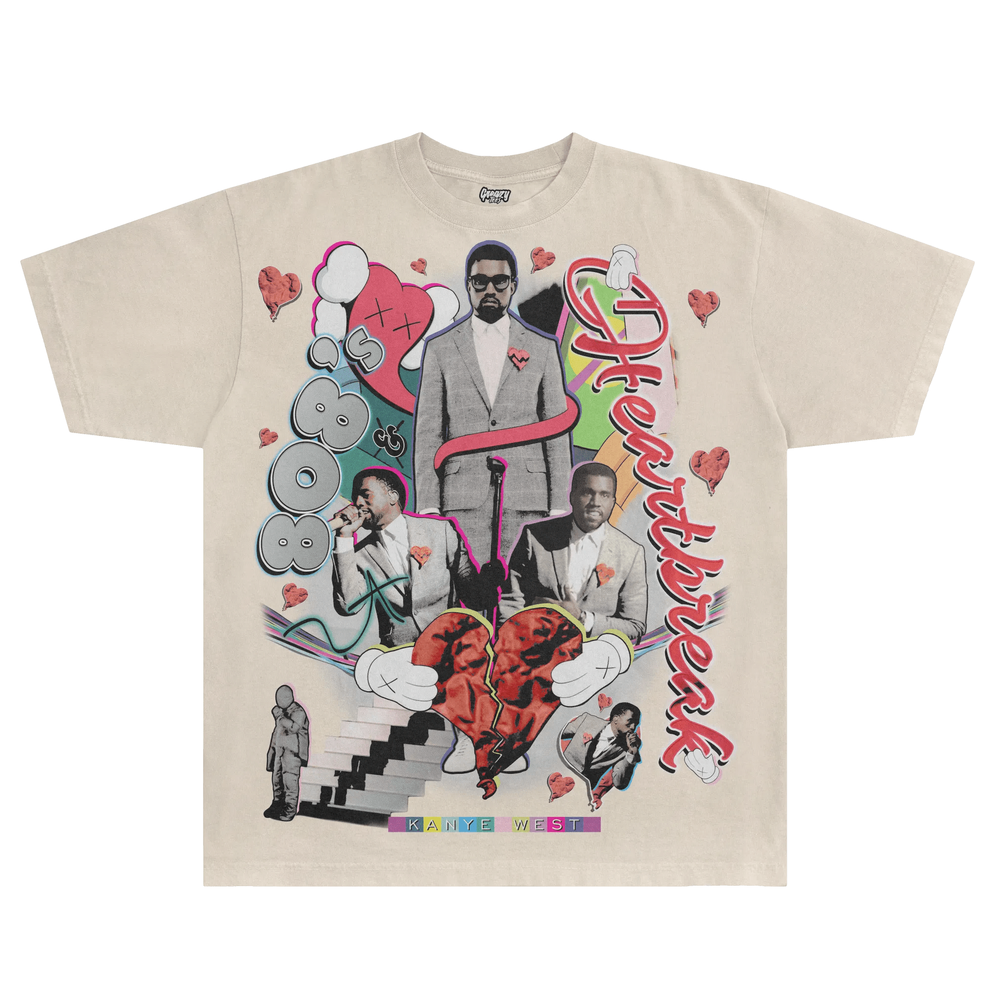 808's & Heartbreak Tee - Greazy Tees