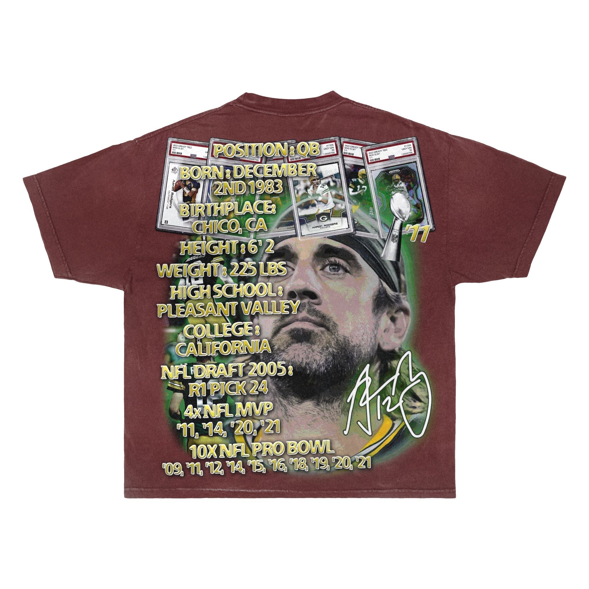 Aaron Rodgers Tee - Greazy Tees