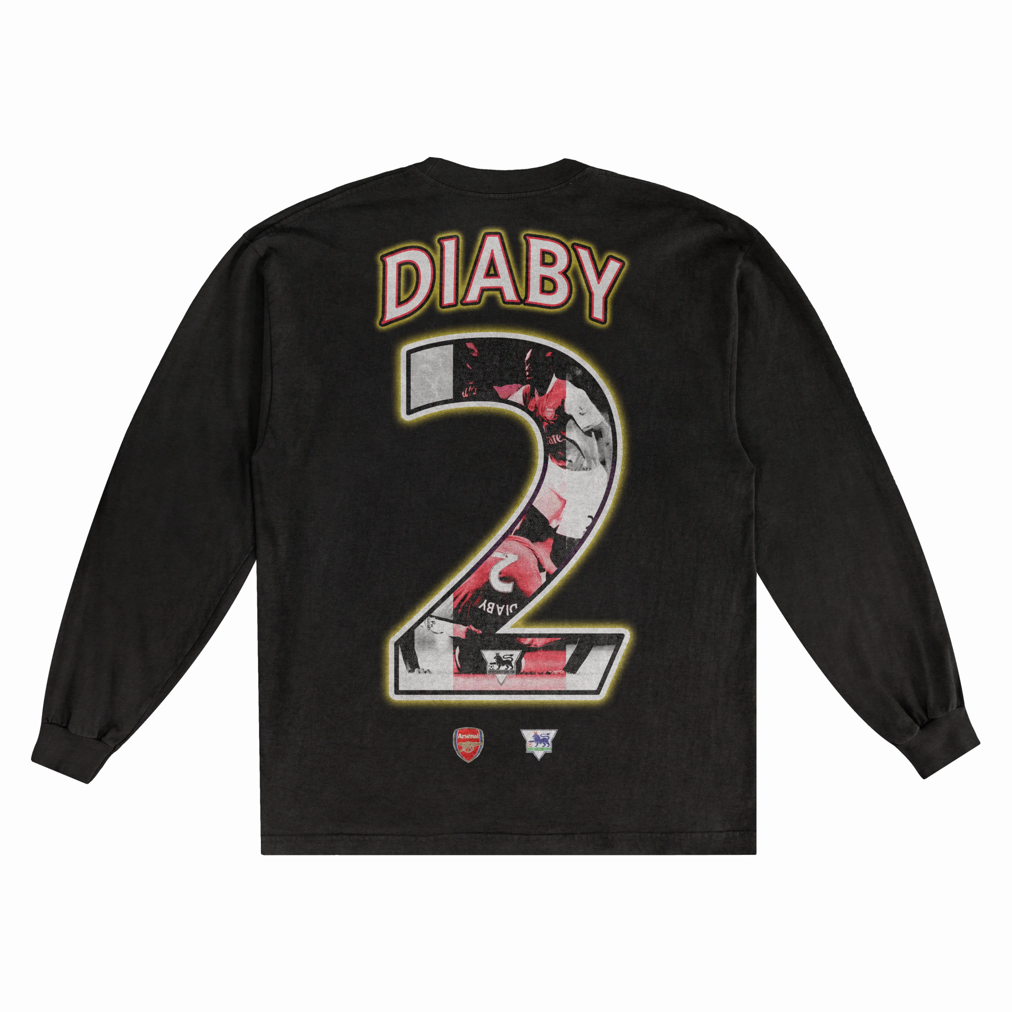 Abou Diaby Streets Won't Forget Long Sleeved Tee - Greazy Tees