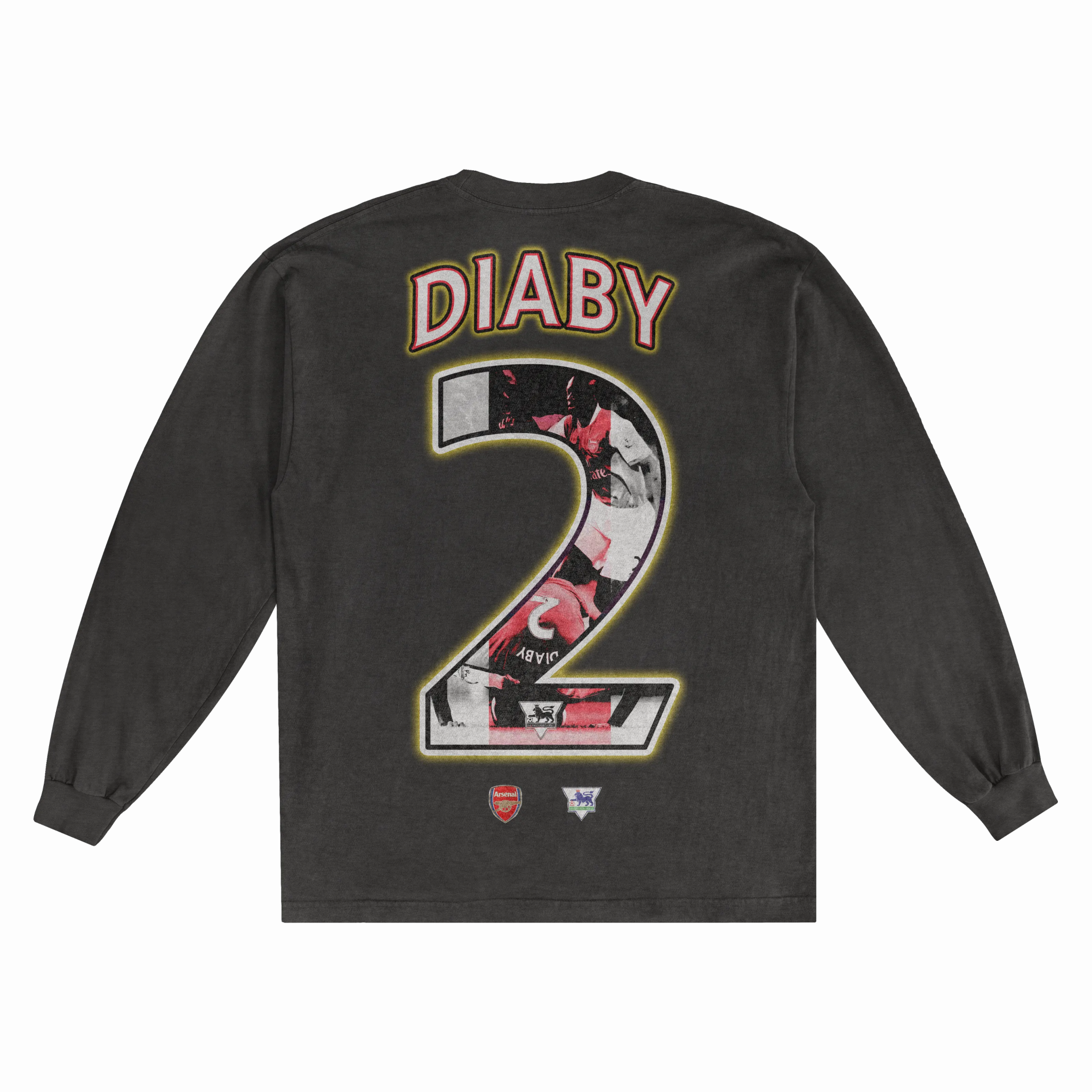 Abou Diaby Streets Won't Forget Long Sleeved Tee - Greazy Tees