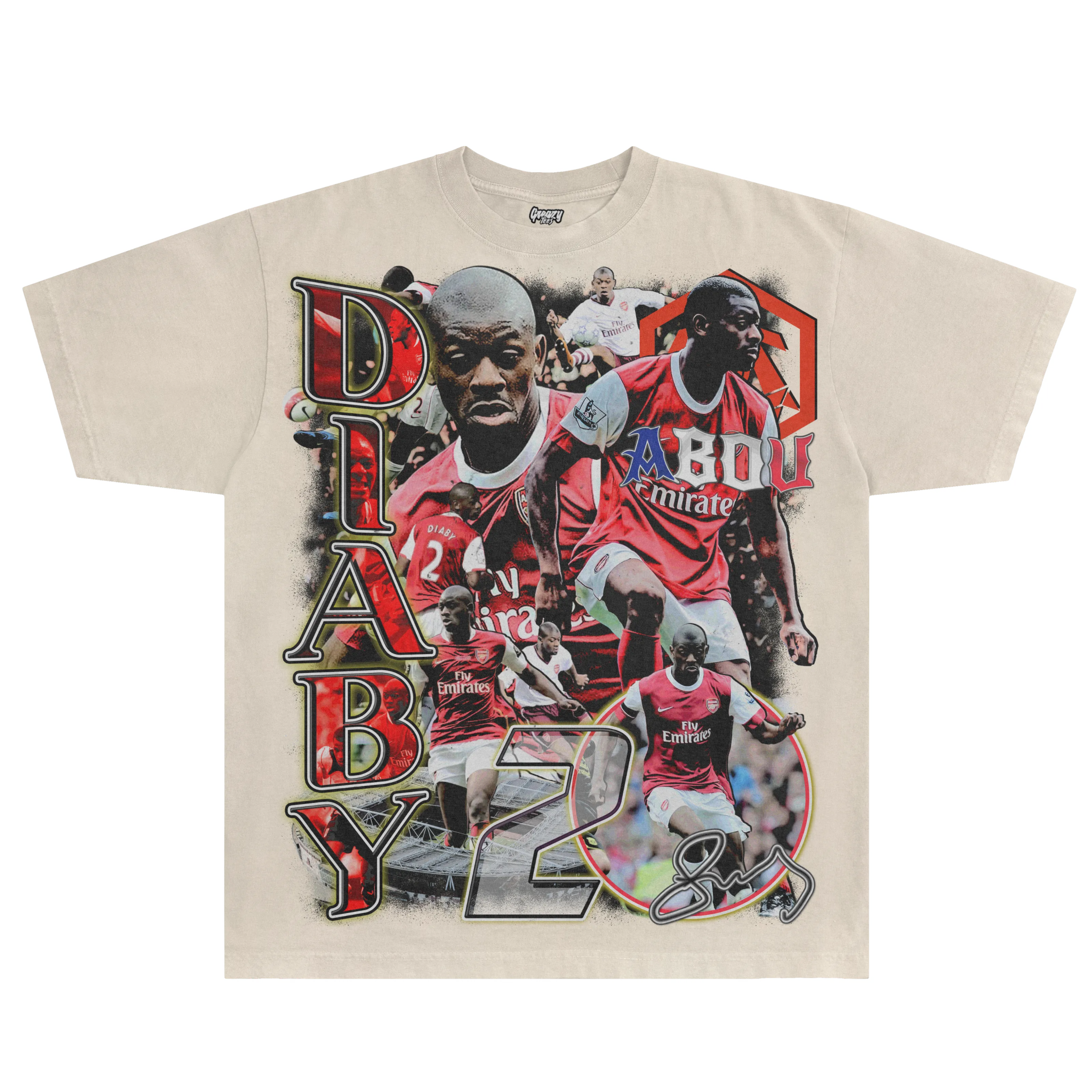 Abou Diaby Streets Wont Forget Tee - Greazy Tees