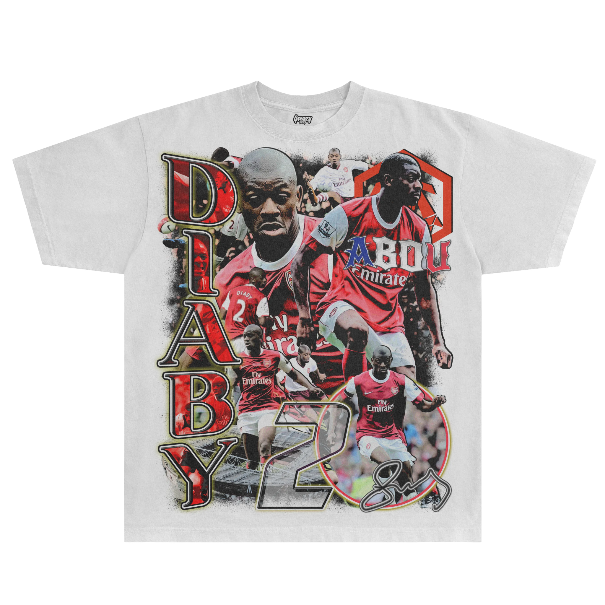 Abou Diaby Streets Wont Forget Tee - Greazy Tees