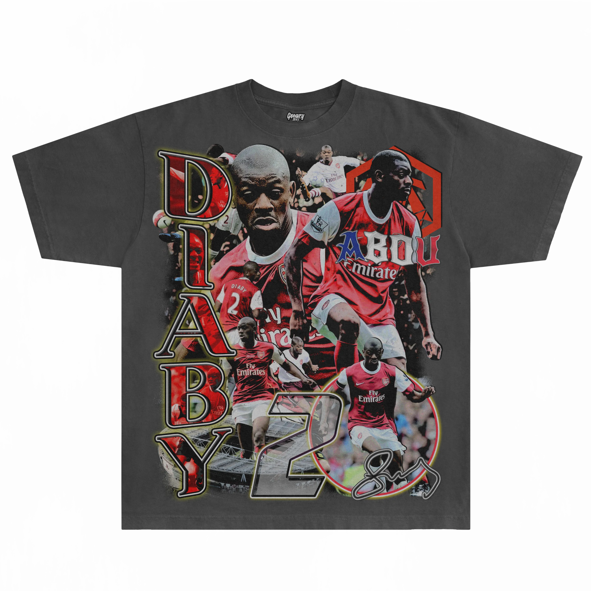 Abou Diaby Streets Wont Forget Tee - Greazy Tees