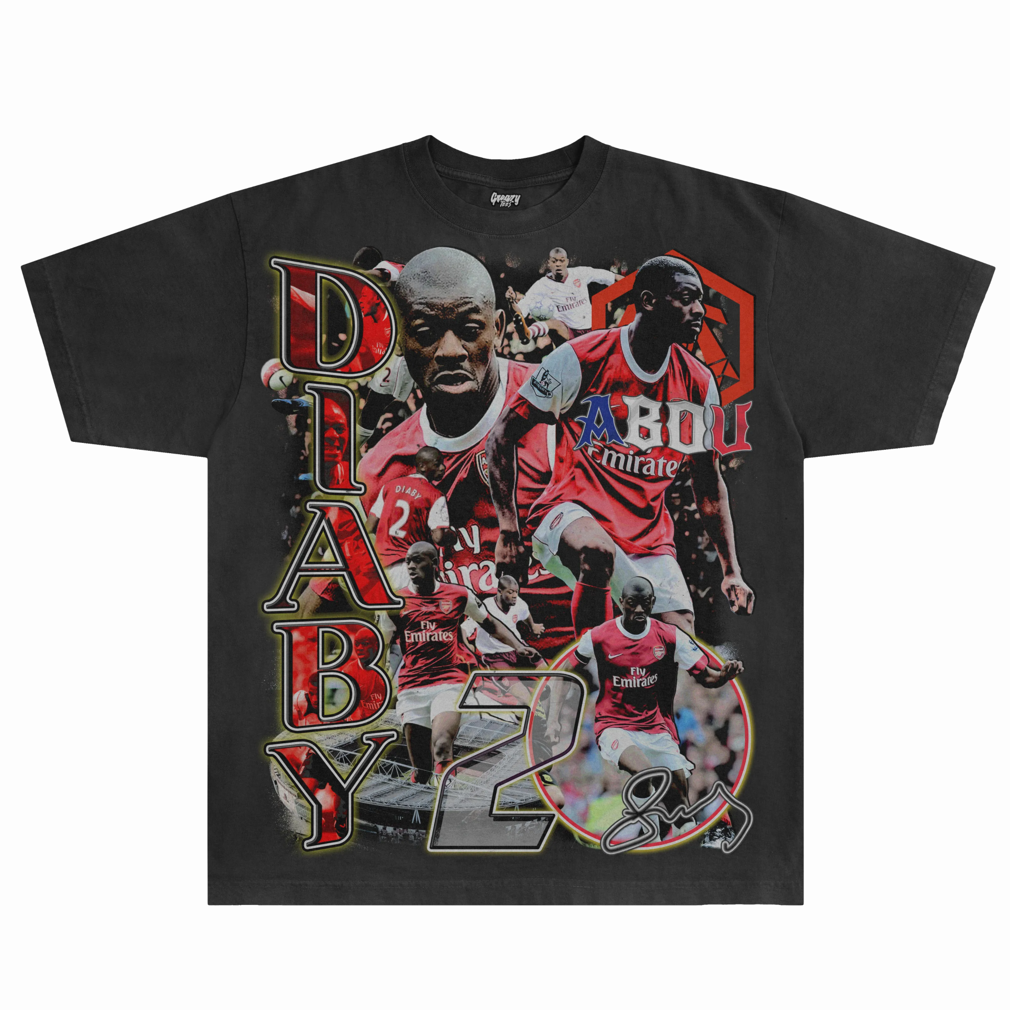 Abou Diaby Streets Wont Forget Tee - Greazy Tees
