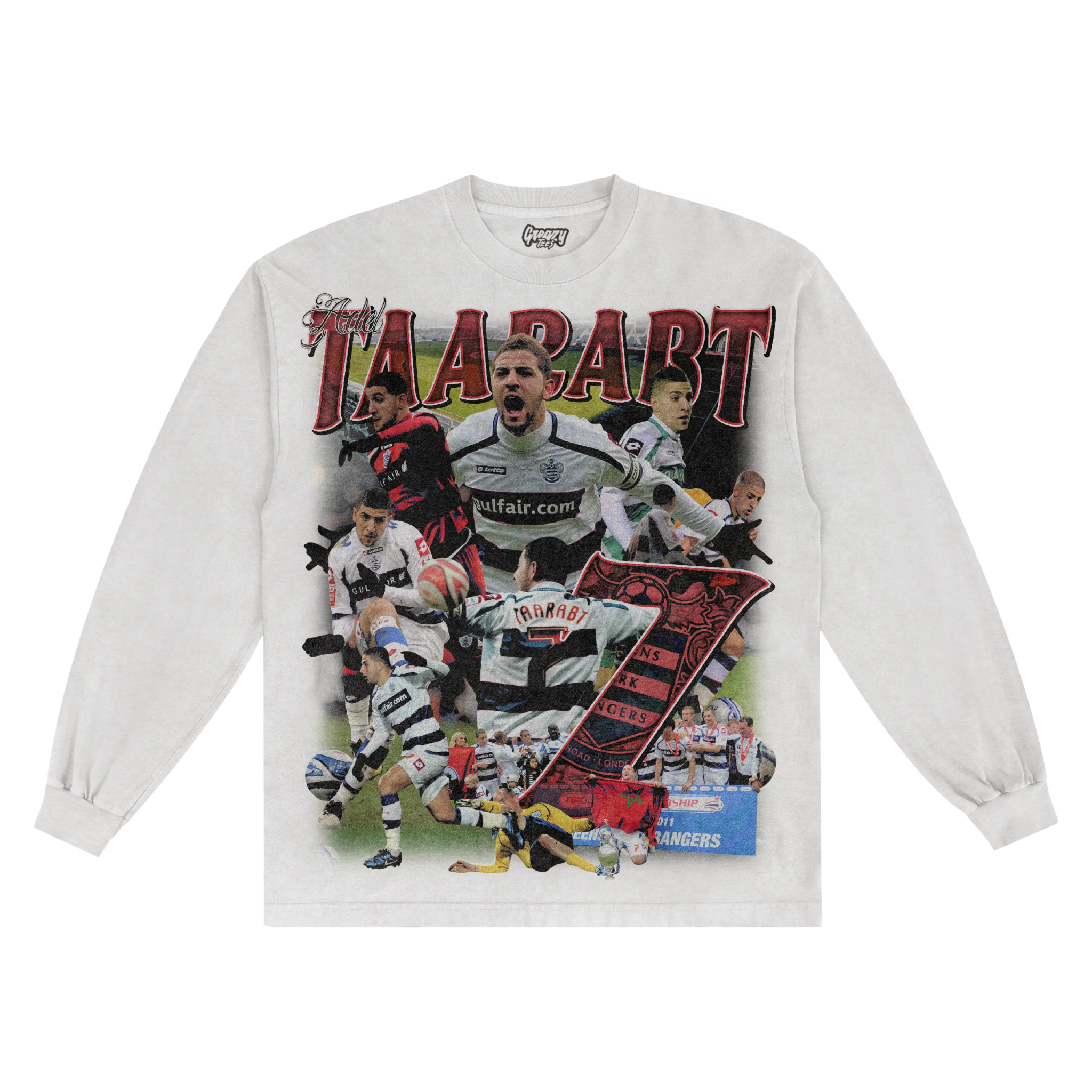 Adel Taarabt Classic Long Sleeved Tee - Greazy Tees