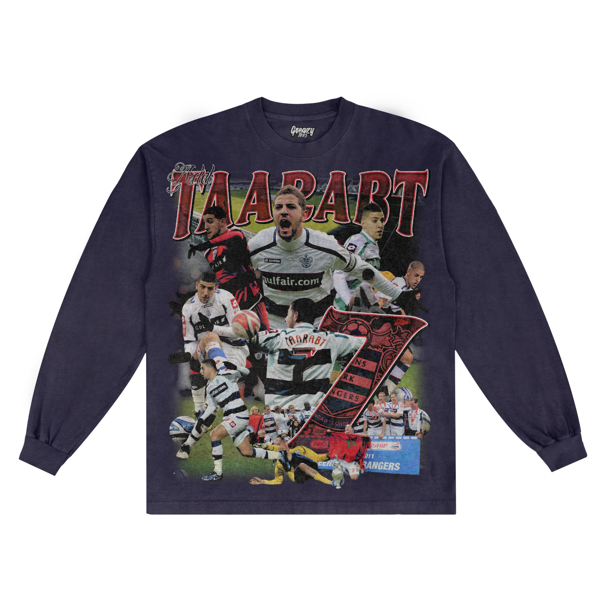 Adel Taarabt Classic Long Sleeved Tee - Greazy Tees