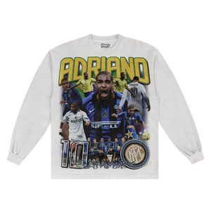 Adriano Inter Milan Classic Long Sleeved Tee - Greazy Tees