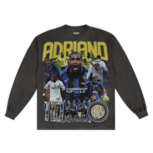 Adriano Inter Milan Classic Long Sleeved Tee - Greazy Tees