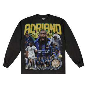 Adriano Inter Milan Classic Long Sleeved Tee - Greazy Tees