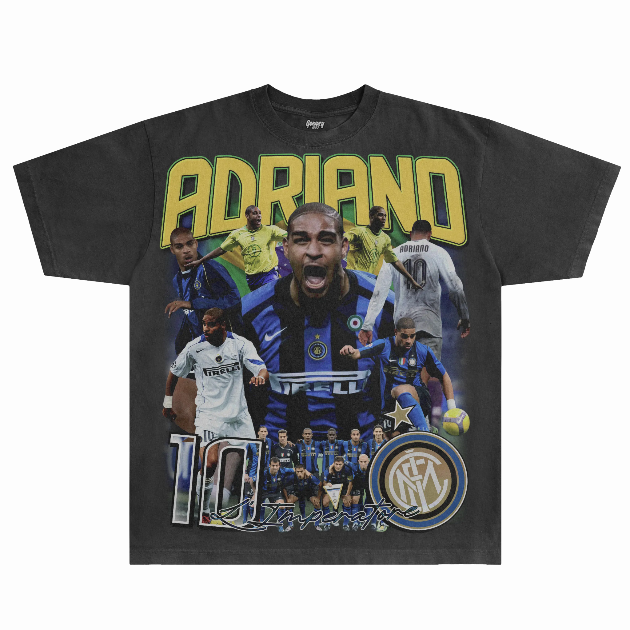 Adriano Inter Milan Classic Tee - Greazy Tees