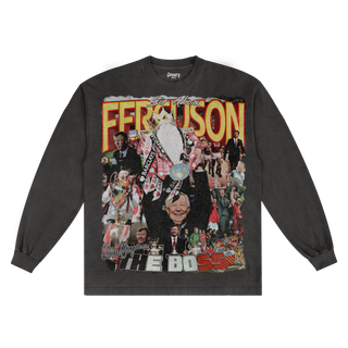 Alex Ferguson Long Sleeved Tee - Greazy Tees