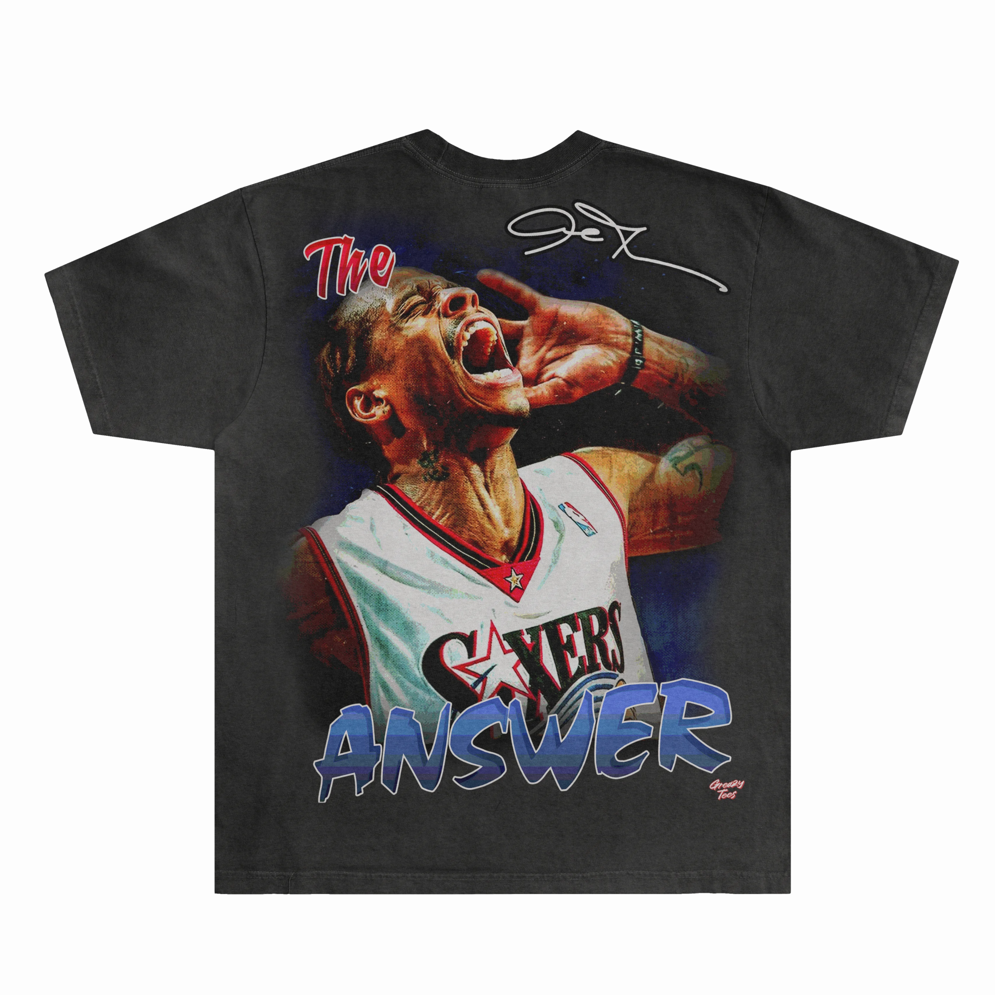 Allen Iverson 76ers Classic Tee - Greazy Tees