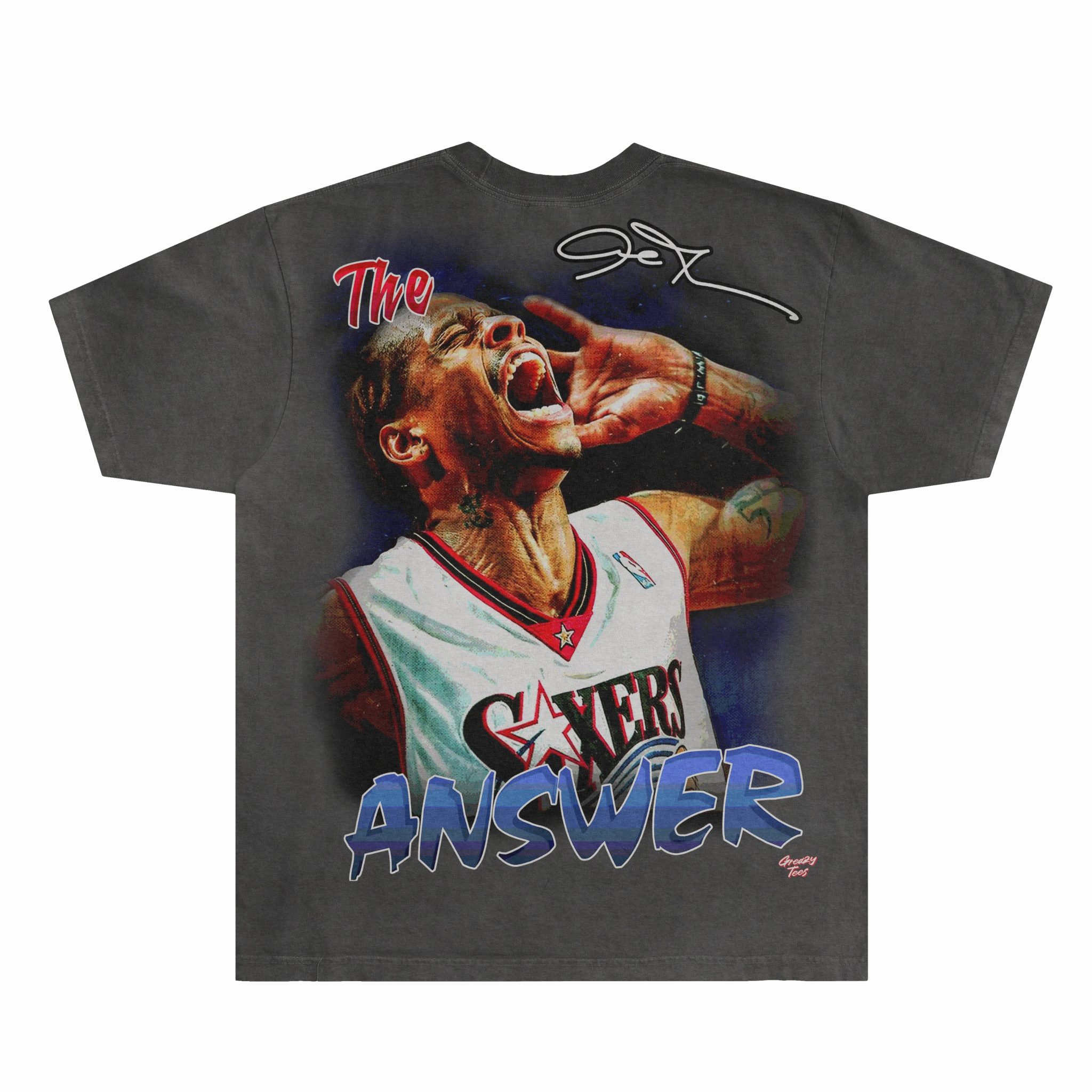 Allen Iverson 76ers Classic Tee - Greazy Tees