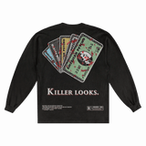 American Psycho Long Sleeved Tee - Greazy Tees