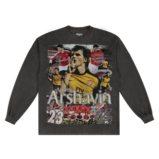 Andrey Arshavin Barclaysman Long Sleeved Tee - Greazy Tees
