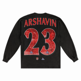 Andrey Arshavin Barclaysman Long Sleeved Tee - Greazy Tees