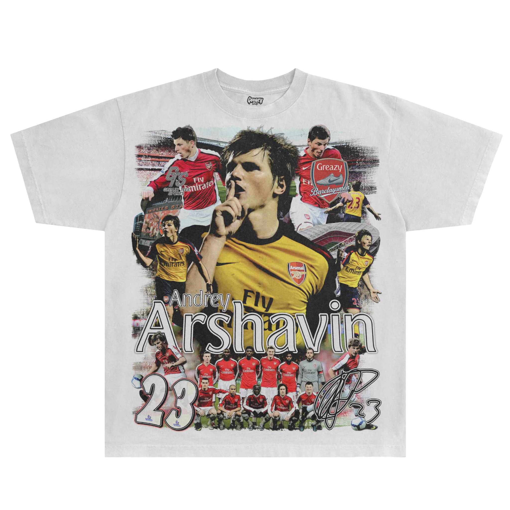 Andrey Arshavin Barclaysman Tee - Greazy Tees