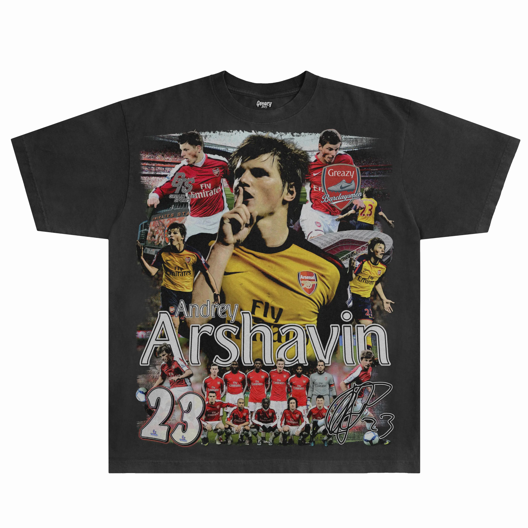 Andrey Arshavin Barclaysman Tee - Greazy Tees