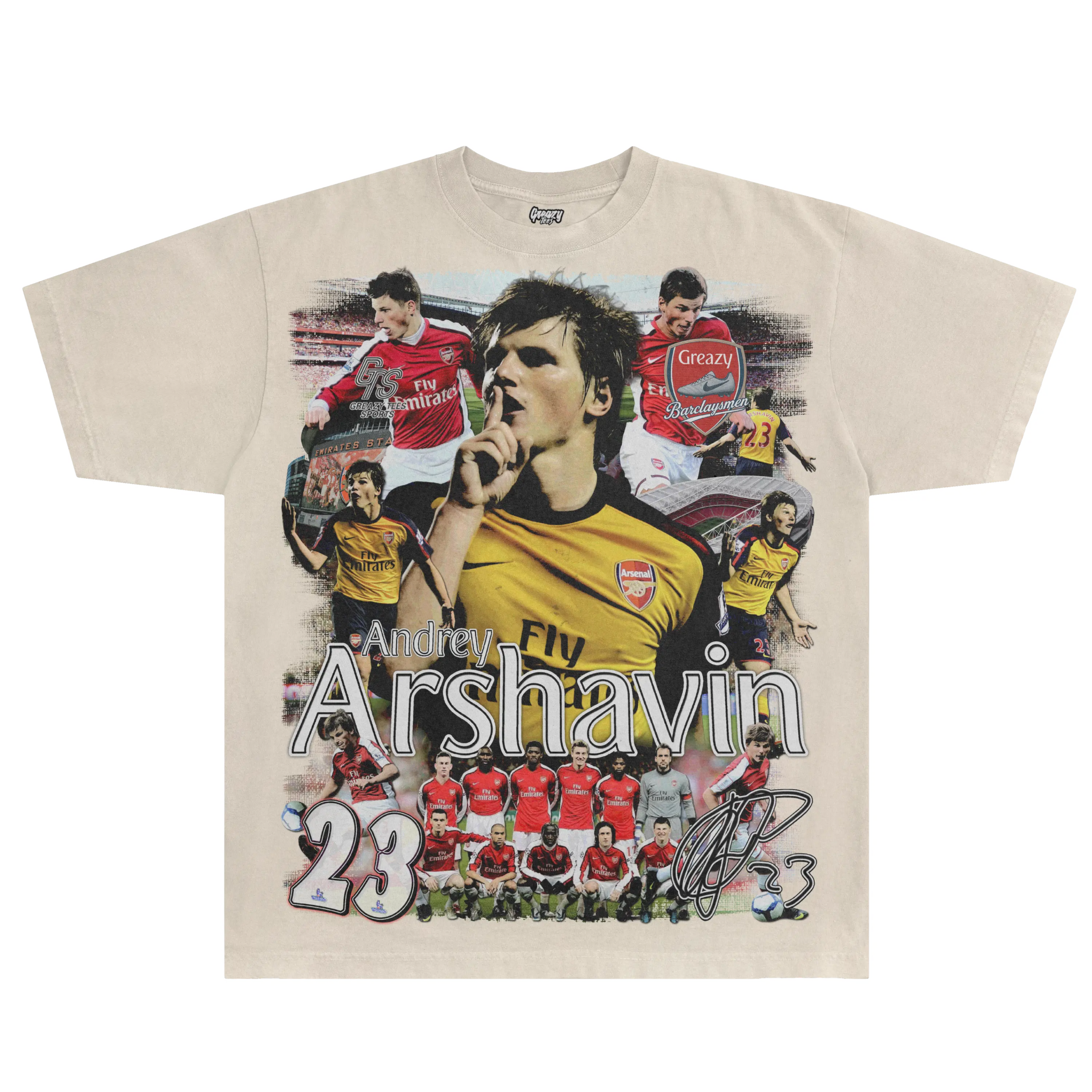 Andrey Arshavin Barclaysman Tee - Greazy Tees