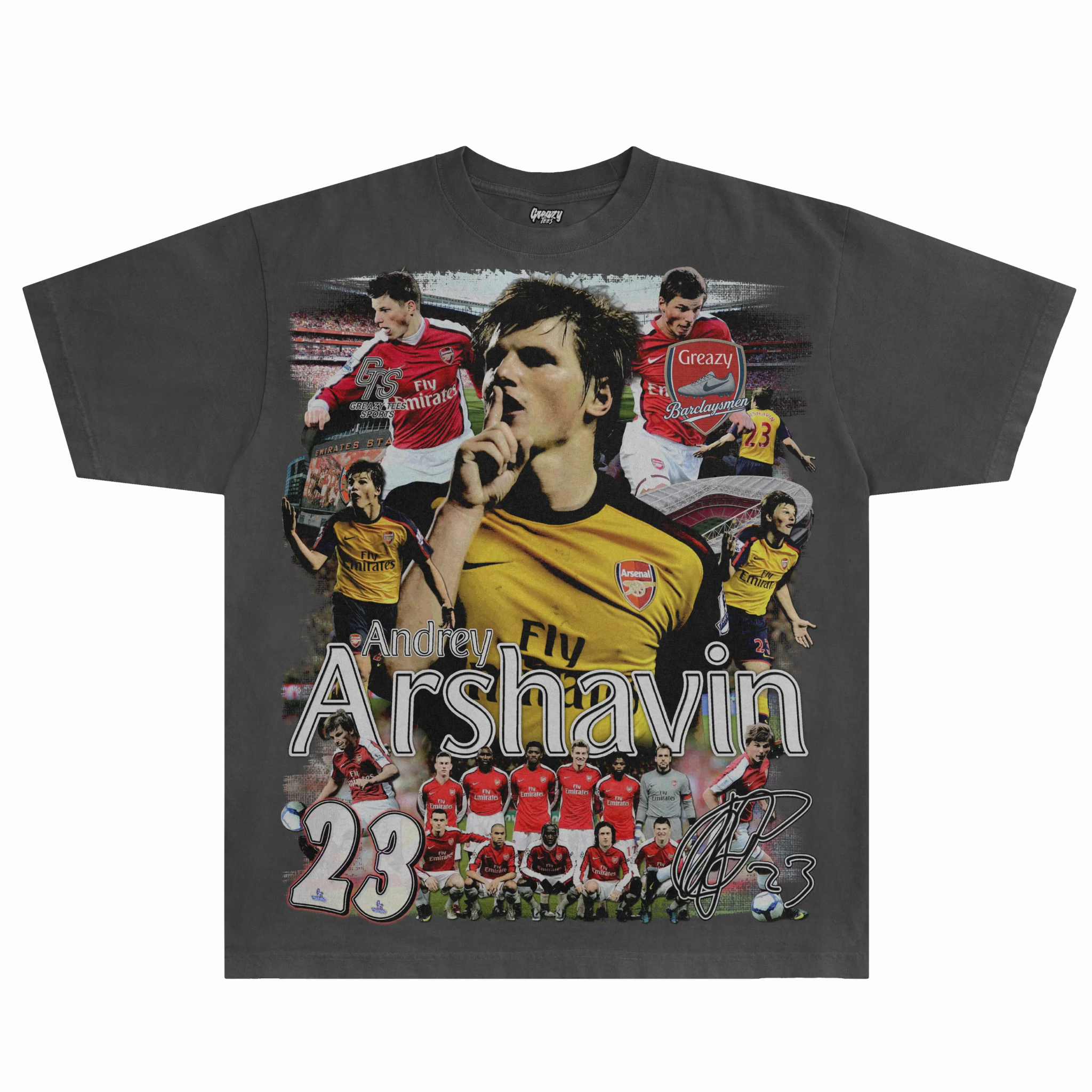 Andrey Arshavin Barclaysman Tee - Greazy Tees