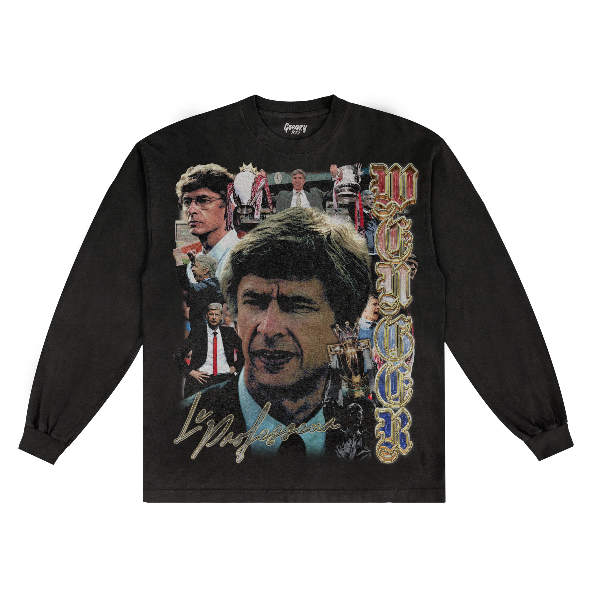 Arsène Wenger Long Sleeved Tee - Greazy Tees
