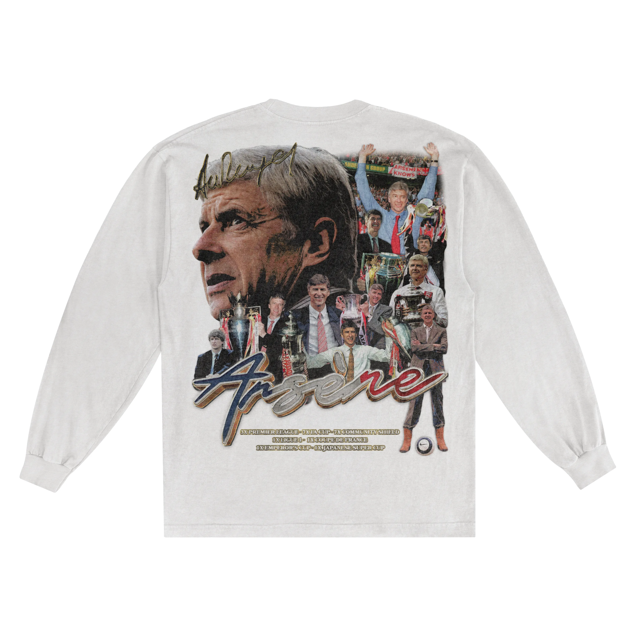 Arsène Wenger Long Sleeved Tee - Greazy Tees