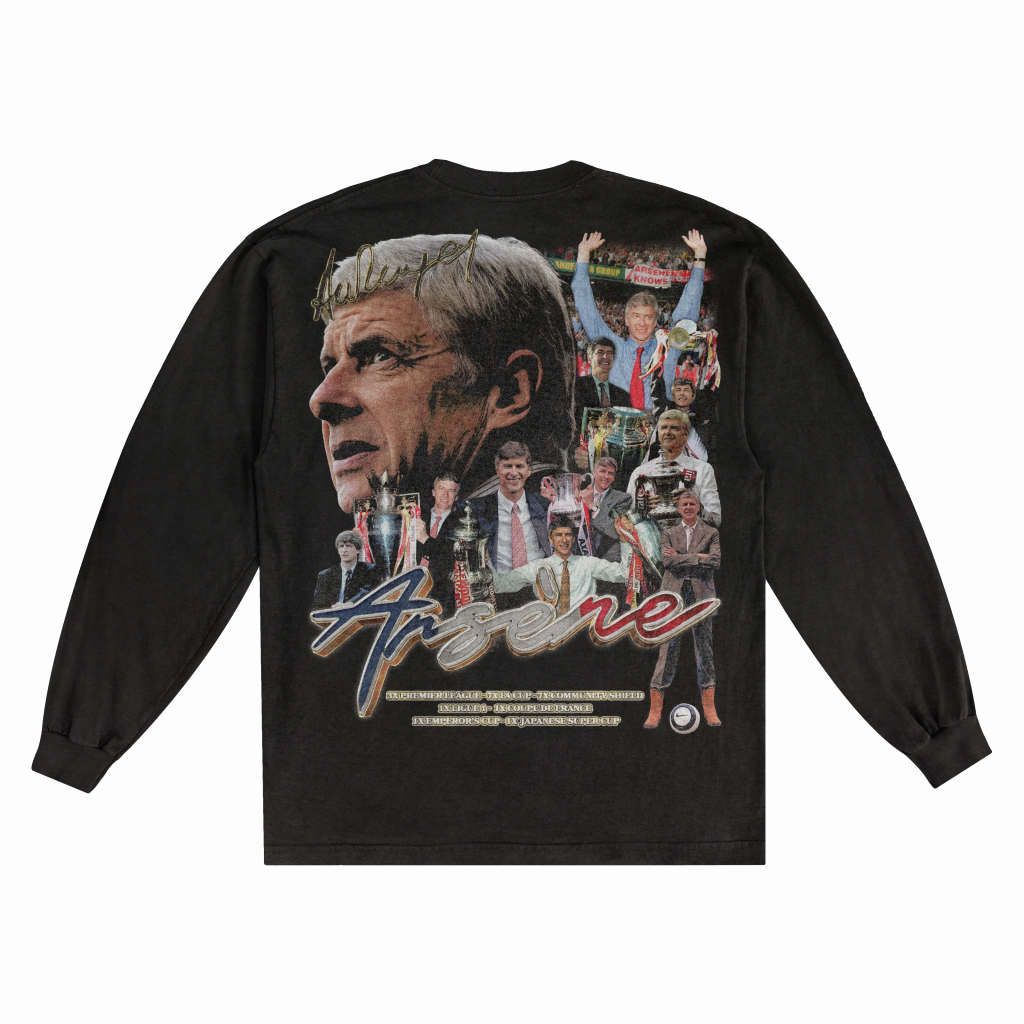 Arsène Wenger Long Sleeved Tee - Greazy Tees
