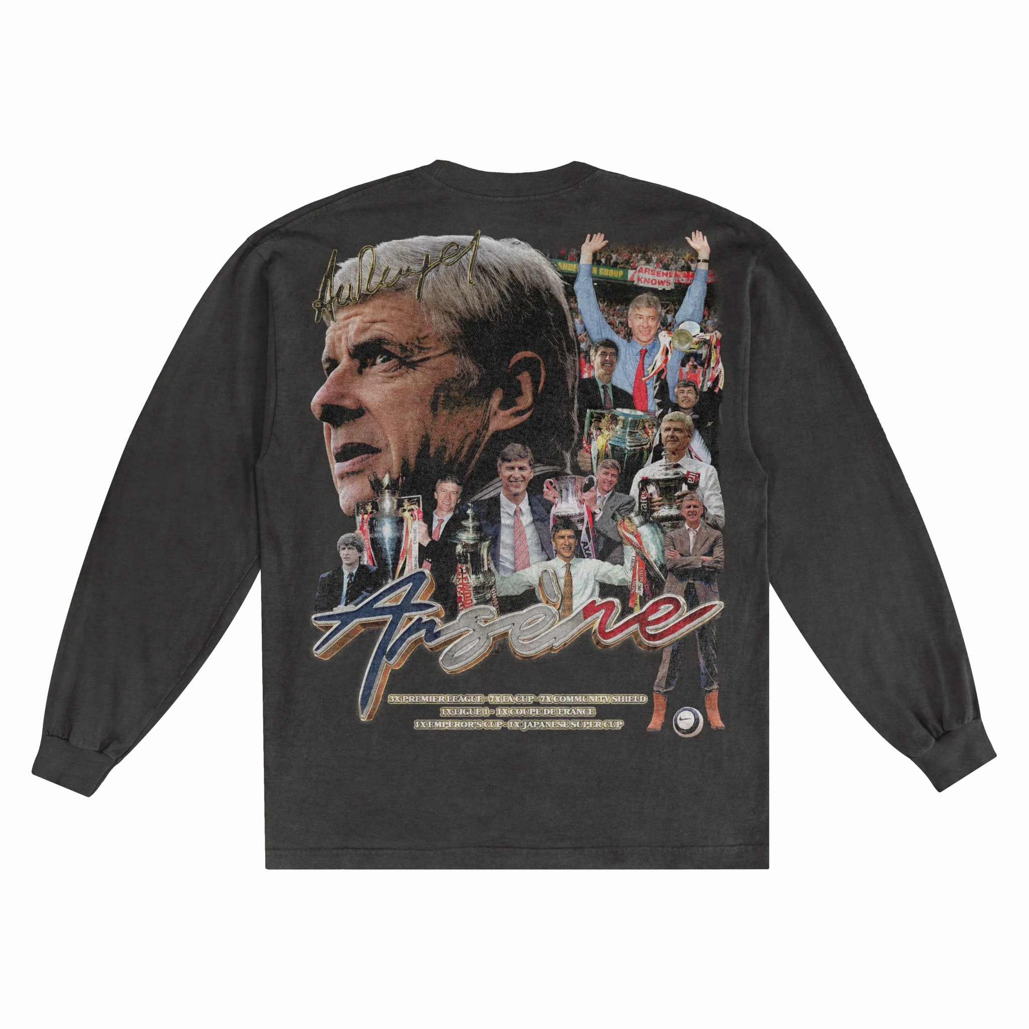 Arsène Wenger Long Sleeved Tee - Greazy Tees