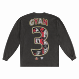 Asamoah Gyan Streets Won't Forget Long Sleeved Tee - Greazy Tees